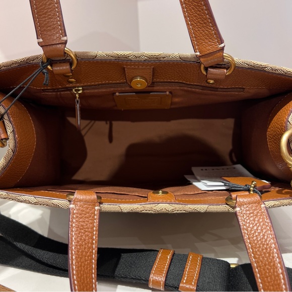 Disney X Coach Dempsey Carryall Jacquard With Mickey Mouse Print Tote Bag CM198 - Picture 7 of 9